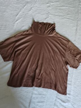 Nation Cowl Neck Tee